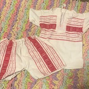 Mexican shirt and short